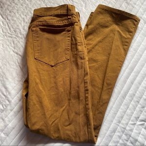 George Khaki Straight leg pants